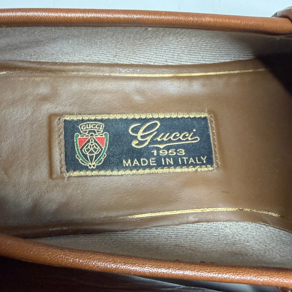Gucci 60th Anniversary Horsebit 1953 Web Stripe Loafers Men’s Size US 8.5 - Picture 16 of 16